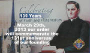 KOFC4949 131 Years March 29th KnigthsofColumbusf ounding