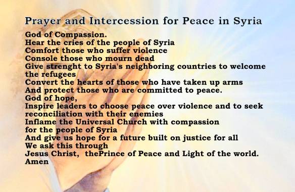Prayer for Syria Vatican